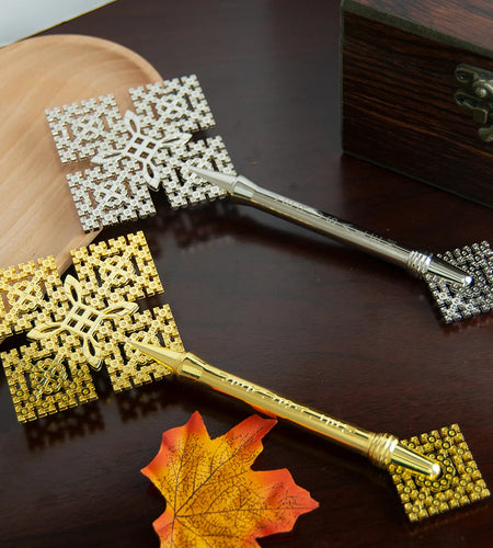 New Eastern Orthodox Church Prayer Ceremony Handheld Alloy Cross Family Wall Hanging Decoration