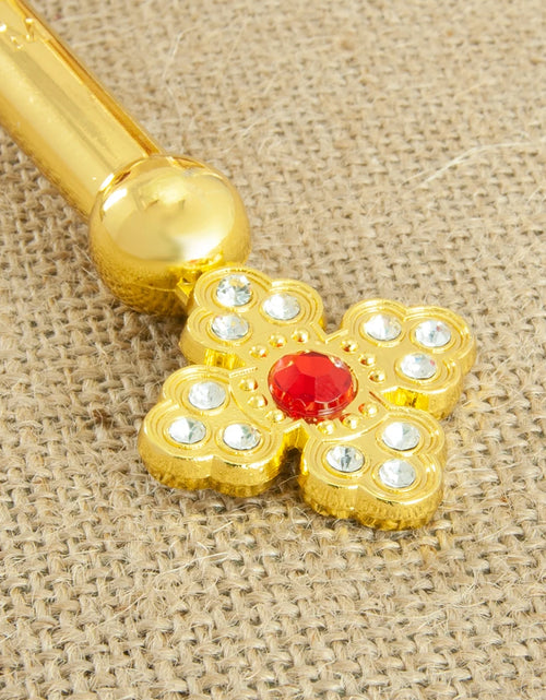 Load image into Gallery viewer, HT Small Hand Orthodox Cross Jesus Crucifix Statue Religious Prayer Gold Plated Hand Holding Cross With Stone Church Home Decor
