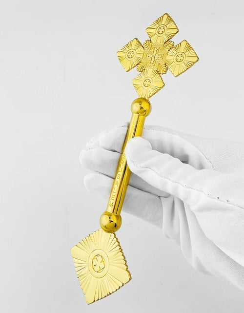 Load image into Gallery viewer, JERUSALEM Blessing Cross Jesus Cross The Orthodox Cross Handing Cross Gold Planting Direct Deal High Quality
