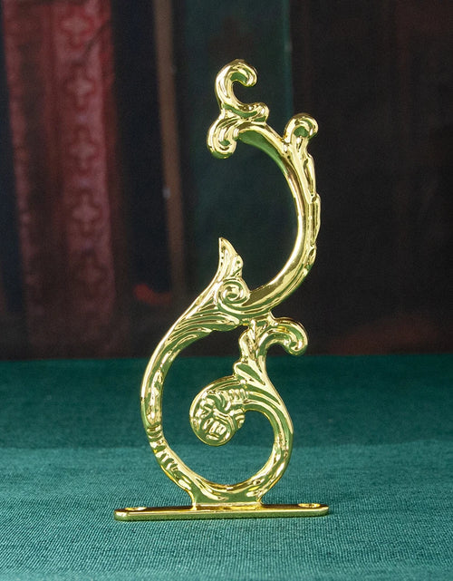 Load image into Gallery viewer, HT Chalice Orthodox Church Supplies Gold Engraved And Embossed Church Wall Hook Incense Burner Hook Set
