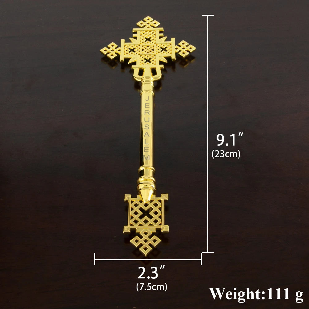 New Eastern Orthodox alloy cross family prayer item for easy carrying during church prayer ceremonies