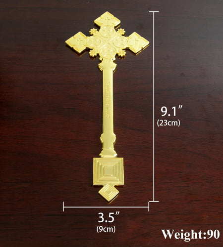 Christian Cross Church Prayer Ceremony Items Carrying Lightweight Alloy Material, Exquisite Carvings, Festival Gifts
