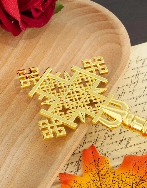 Load image into Gallery viewer, New Eastern Orthodox alloy cross family prayer item for easy carrying during church prayer ceremonies
