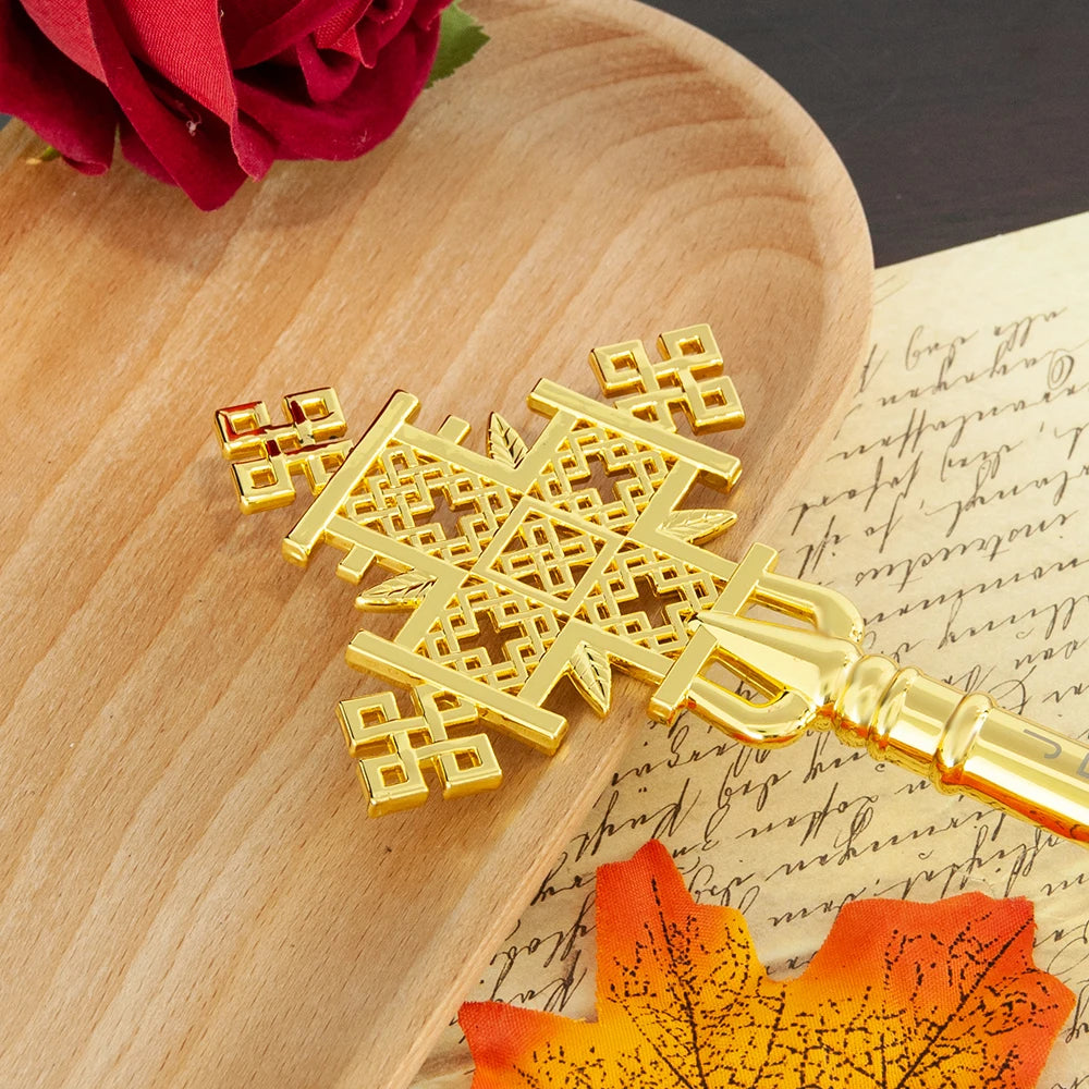 New Eastern Orthodox alloy cross family prayer item for easy carrying during church prayer ceremonies
