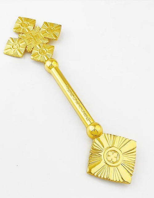 Load image into Gallery viewer, JERUSALEM Blessing Cross Jesus Cross The Orthodox Cross Handing Cross Gold Planting Direct Deal High Quality
