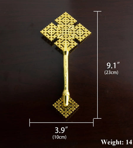 New Eastern Orthodox Church Prayer Ceremony Handheld Alloy Cross Family Wall Hanging Decoration