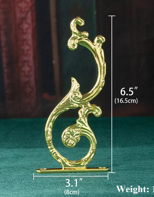 Load image into Gallery viewer, HT Chalice Orthodox Church Supplies Gold Engraved And Embossed Church Wall Hook Incense Burner Hook Set
