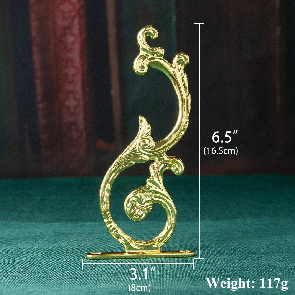 HT Chalice Orthodox Church Supplies Gold Engraved And Embossed Church Wall Hook Incense Burner Hook Set