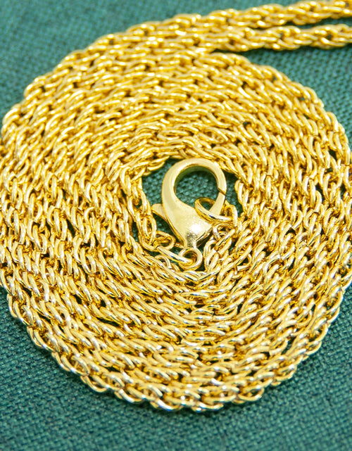 Load image into Gallery viewer, HT Medium Size Christian Church Cross Necklace Gold Antique Gold Plated Resin Jesus Orthodox Priest for Prayer
