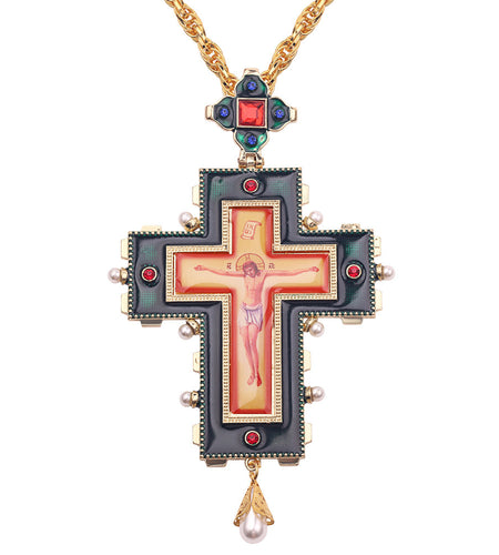 Jewelry Crown Tag Necklace Cross Pendant